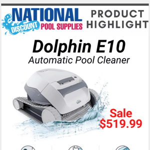 The favorite Dolphin E10 Automatic Pool Cleaner ✨