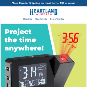 Deal Alert: $24.97 Projection Alarm Clock!