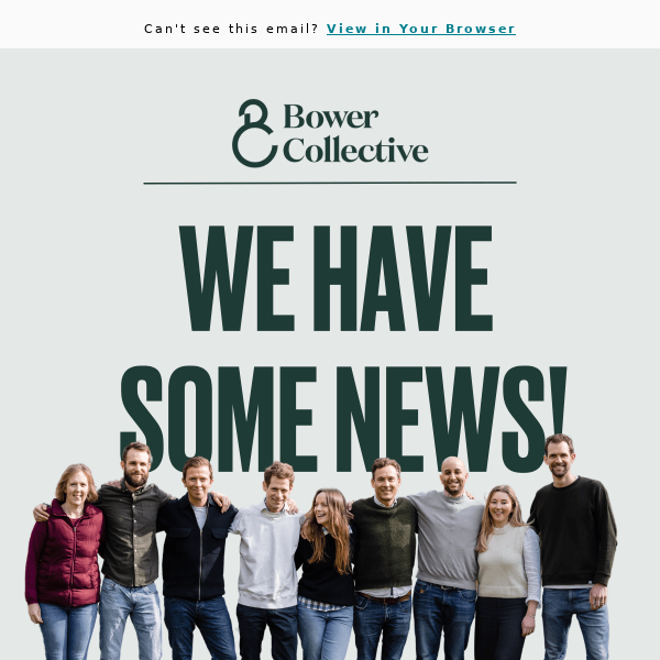 Some news from Team Bower!