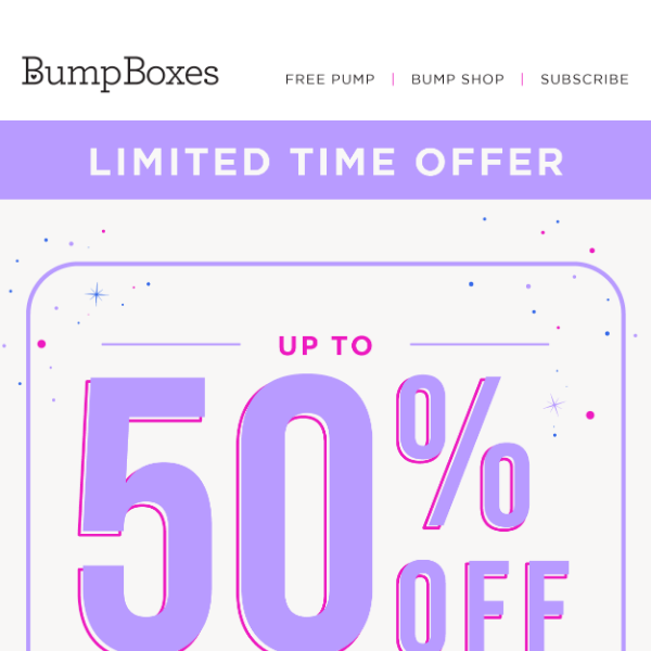 Get your 1st box up to 50% off + a FREE Gift!
