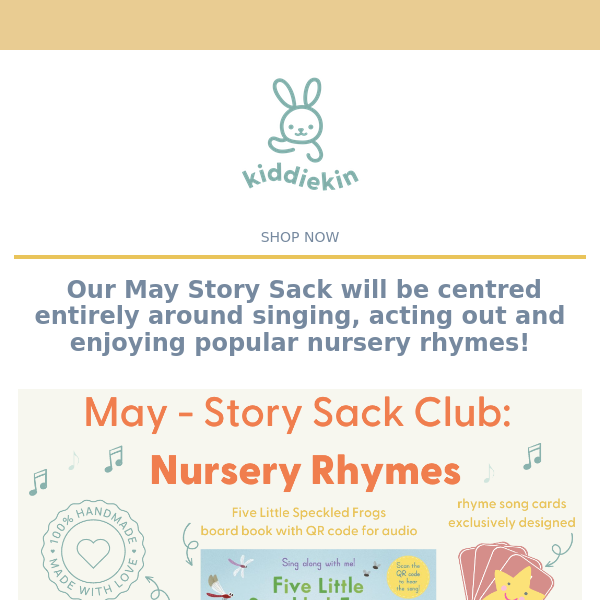 have you seen our May Story Sack yet? 📚