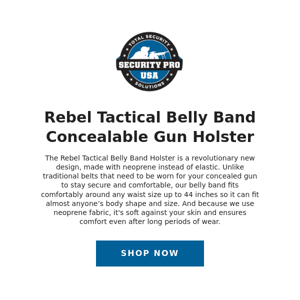 The Rebel Tactical Belly Band