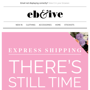 Hurry, Express Orders ends this Sunday 💖