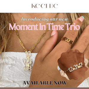 35% OFF PERSONALIZED COLLECTION + MOMENT IN TIME TRIO💕