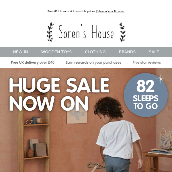 Unmissable Sale at Soren's House: Big Brands at Irresistible Prices