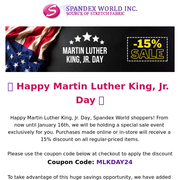 Martin Luther King, Jr. SALE 15% OFF 🌟
