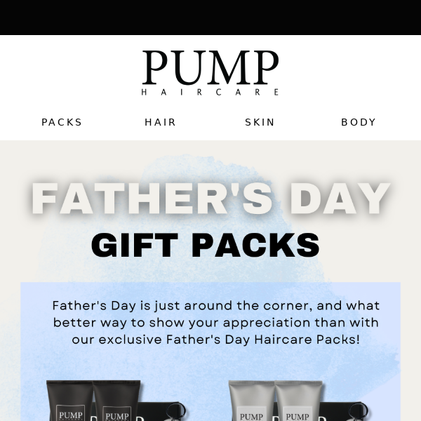 Father's Day Haircare Packs! Get In QUICK