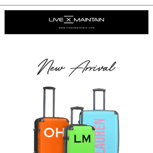 New Arrivals Summer Colour Suitcases