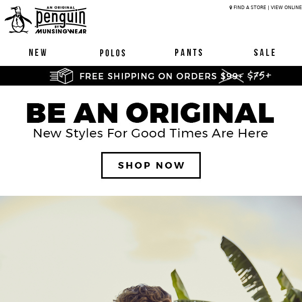 Original Penguin, we did the work for you