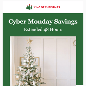 Extended! Enjoy 48 Hours of Cyber Monday. [Save 50%]