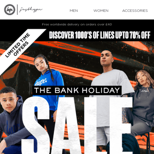 LAST CALL for the HYPE. Bank Holiday Sale 💸