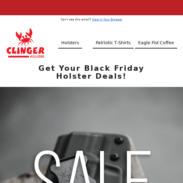 Don’t Miss Black Friday Holster Deals! 🌲