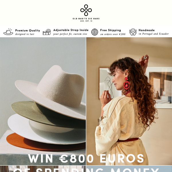 Win €800 of spending money from your favourite brands 💰