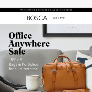 The World is Your Office: 15% Off Bags and Portfolios for the ultimate digital nomad