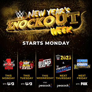 Ring in 2024 with WWE New Year’s Knockout Week: 6 can’t-miss shows. 1 epic week!