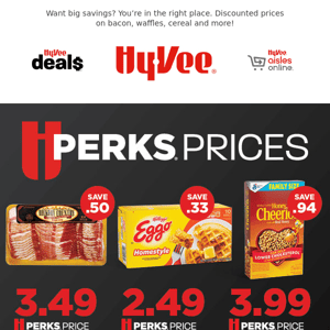 PERKS-Priced Items in Big Breakfast Weekend SALE 🥓