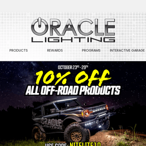 10% Off ALL Off-Road Products‼️