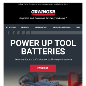 5 Tips to Help Power Tool Batteries Last Longer