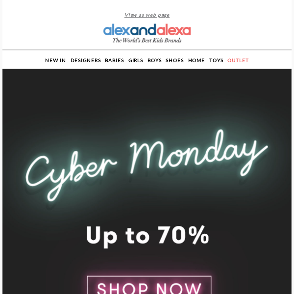 CYBER MONDAY EXTENDED