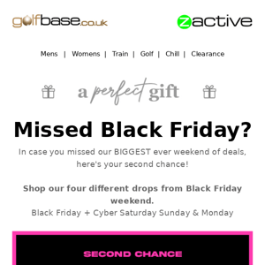 ⚫ Black Friday Weekend Deals - Second Chance!