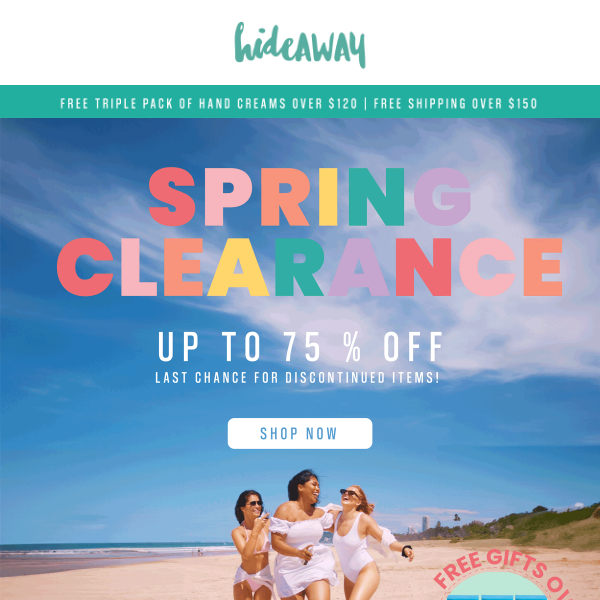 Spring Clearance Sitewide Sale 🌻