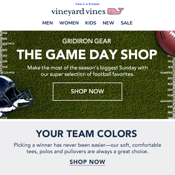 Shop Football’s Game Day Finest