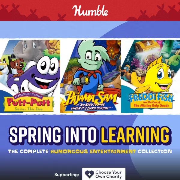 Relive your childhood with this bundle of delightful kids’ games from Humongous!