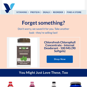 The Vitamin Shoppe, want another look?