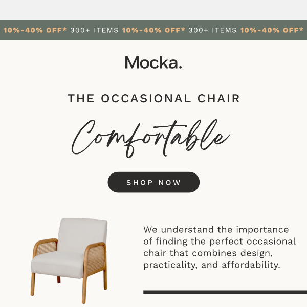 The Chair For All Occasions