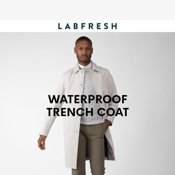 New: The Waterproof Trench Coat