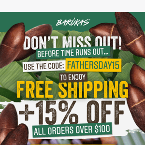 Don't miss out on FREE SHIPPING!