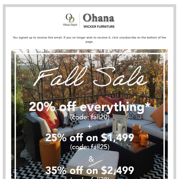 Fall Sale + 30% Off Fire Table Set