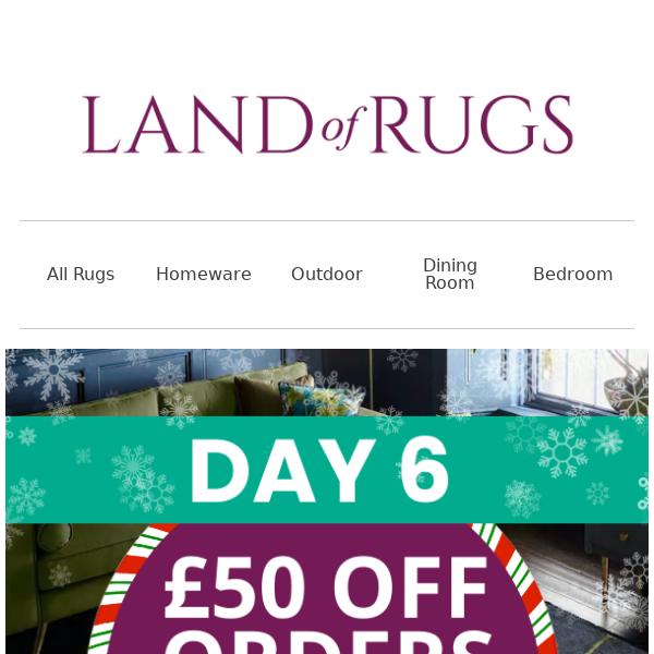 Land of Rugs UK, Get £50 off When You Spend £500