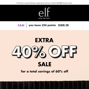 ⏲️Tick tock! Get an EXTRA 40% off!