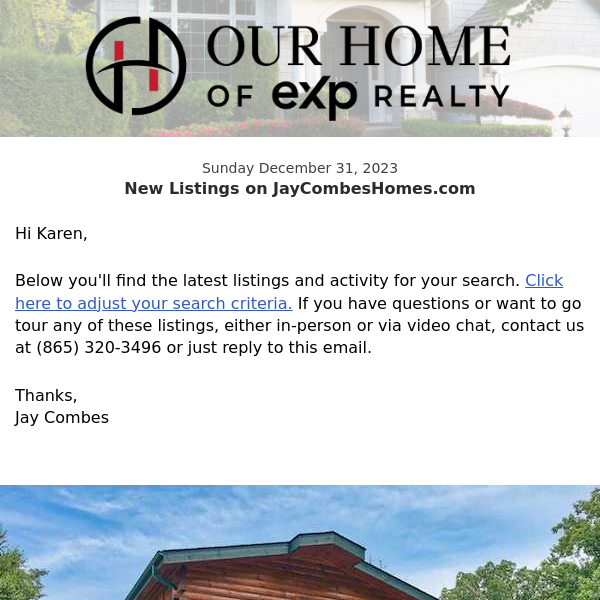 New Property Listings on JayCombesHomes.com