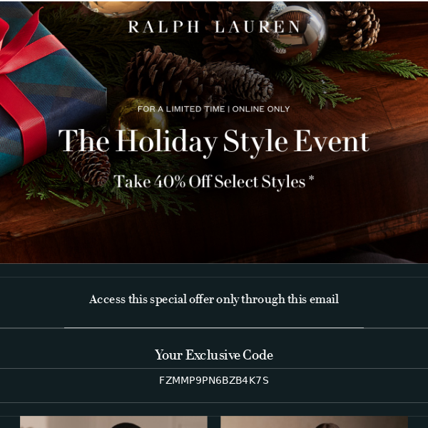 The Best of the Season at Our Holiday Style Event - Ralph Lauren