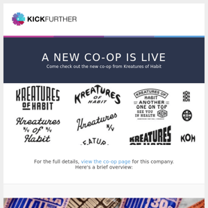 Co-Op Live: Kreatures of Habit is offering 6.17% profit in 4.3 months.
