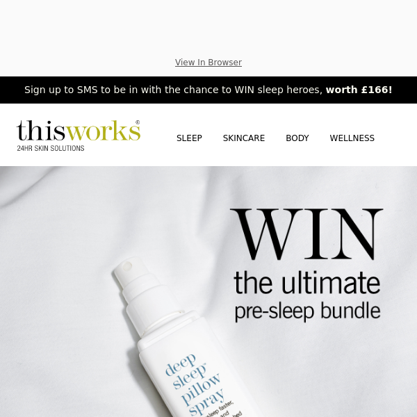 WIN! The ultimate pre-sleep bundle