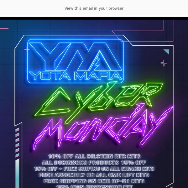 YM | Cyber Monday Is Here!