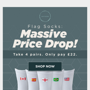 🏴 Last Chance to Shop Flag Socks!