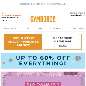 SITEWIDE: Up to 60% off EVERYTHING!