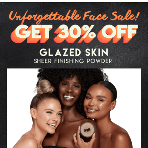 😍 Get a filtered look IRL ✨ with Glazed Skin Powder ✨ +Get 30% OFF