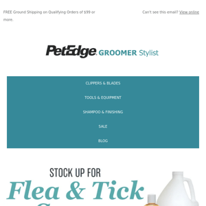 Stock up for Flea & Tick season + Sale