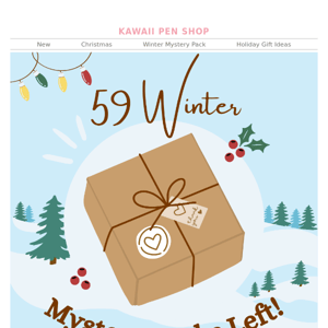 【59 LEFT!!🚨】WINTER MYSTERY PACK is selling out soon!!🎄☃️