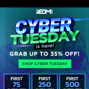 Cyber Tuesday Sale ends soon!