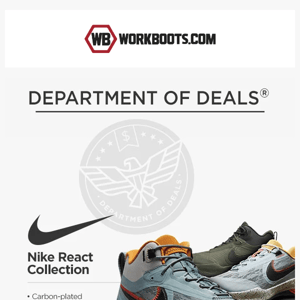 DOD: NIKE React 👟 👟  up to 32% off