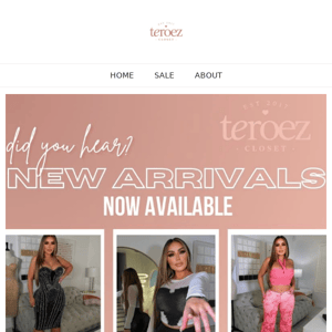 FINALLY NEW ARRIVALS BABES♡TEROEZCLOSET.COM