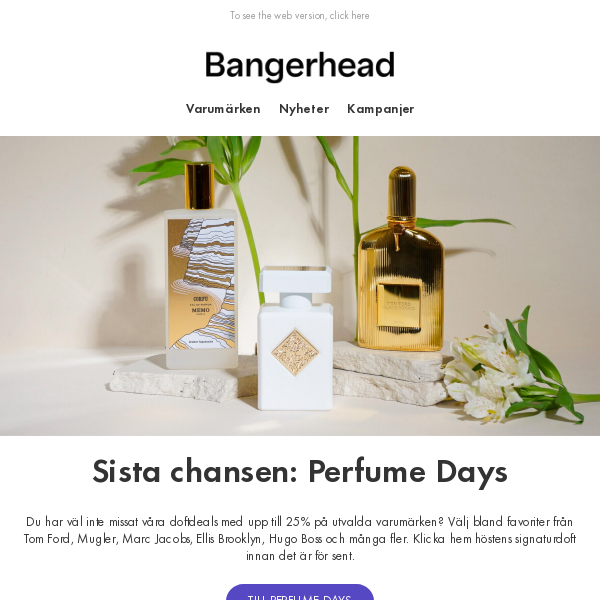 Sista chansen: Doftdeals på Perfume days