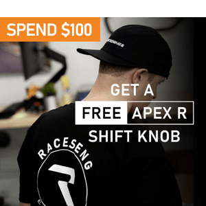 $100 of Apparel gets your a FREE SHIFT KNOB!