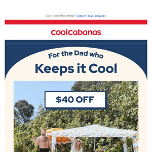 $40 OFF for Dad